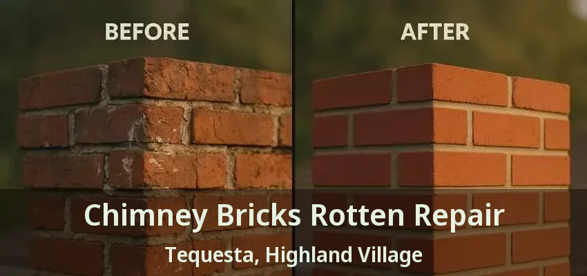 Chimney Bricks Rotten Repair Tequesta, Highland Village - TX