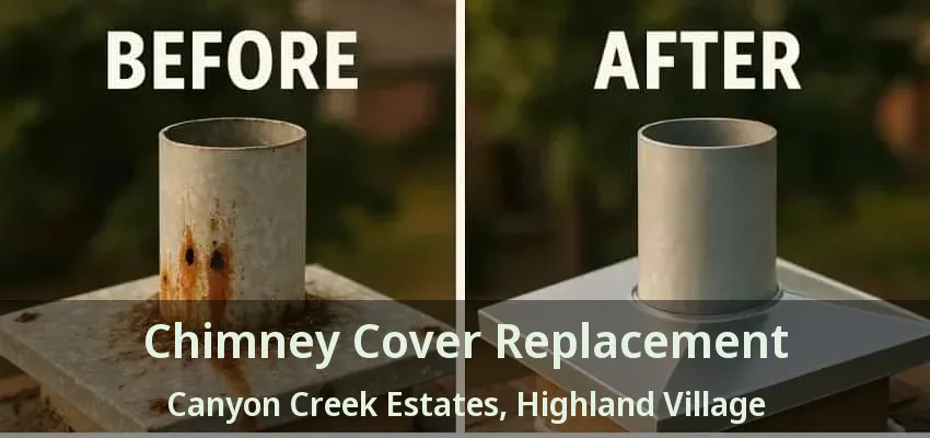 Chimney Cover Replacement Canyon Creek Estates, Highland Village - TX
