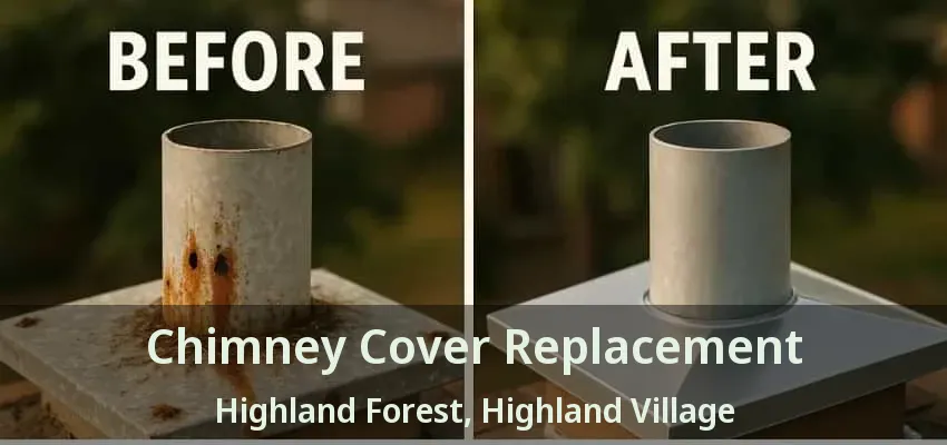 Chimney Cover Replacement Highland Forest, Highland Village - TX