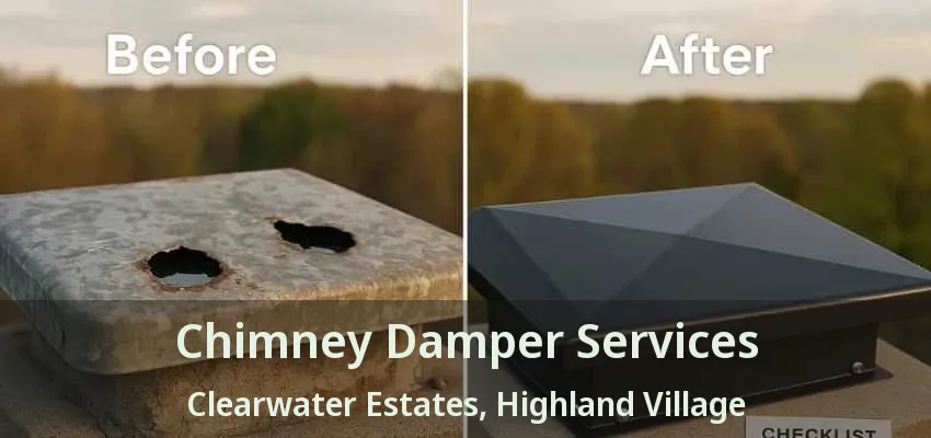 Chimney Damper Services Clearwater Estates, Highland Village - TX