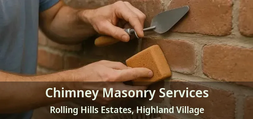Chimney Masonry Services Rolling Hills Estates, Highland Village - TX