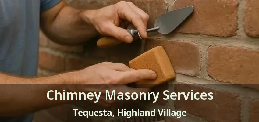 Chimney Masonry Services Tequesta, Highland Village - TX