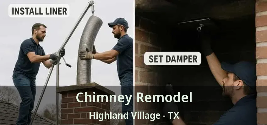 Chimney Remodel Highland Village - TX