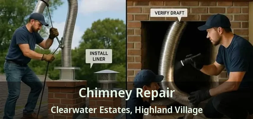 Chimney Repair Clearwater Estates, Highland Village - TX