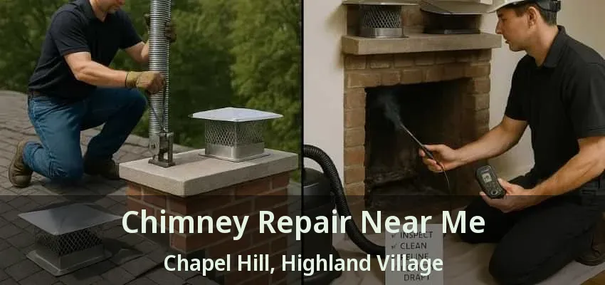 Chimney Repair Near Me Chapel Hill, Highland Village - TX