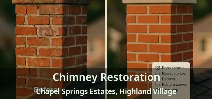 Chimney Restoration Chapel Springs Estates, Highland Village - TX