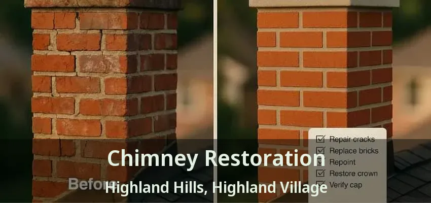 Chimney Restoration Highland Hills, Highland Village - TX