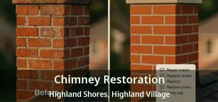Chimney Restoration Highland Shores, Highland Village - TX