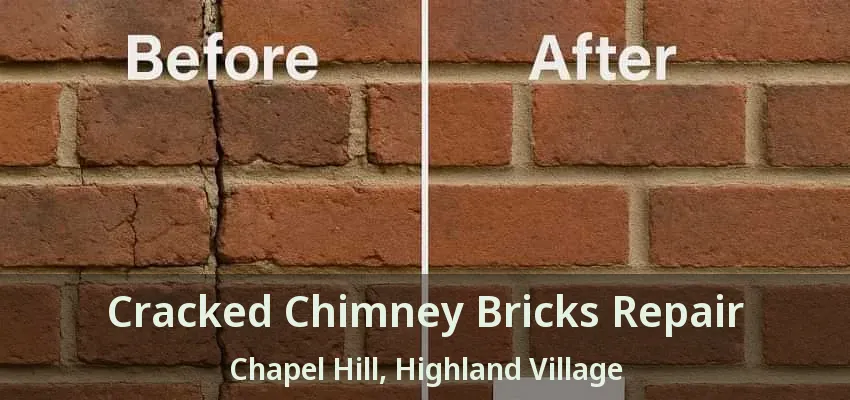 Cracked Chimney Bricks Repair Chapel Hill, Highland Village - TX