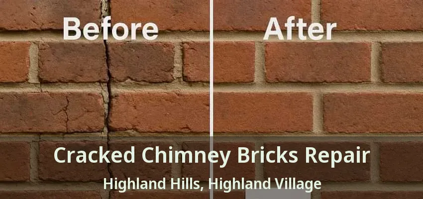 Cracked Chimney Bricks Repair Highland Hills, Highland Village - TX
