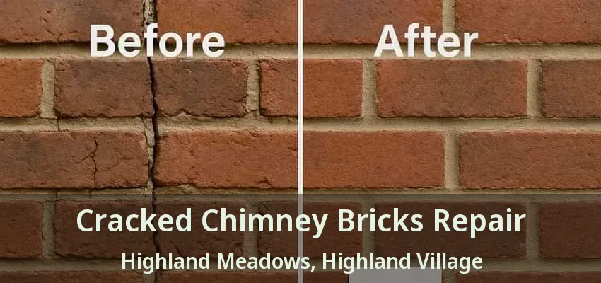 Cracked Chimney Bricks Repair Highland Meadows, Highland Village - TX