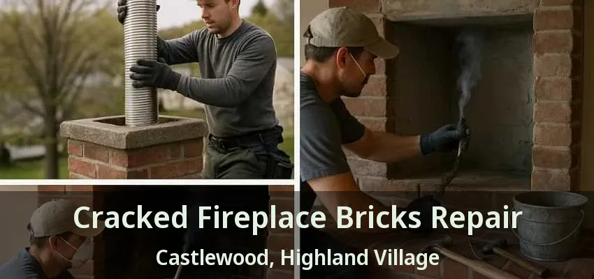 Cracked Fireplace Bricks Repair Castlewood, Highland Village - TX