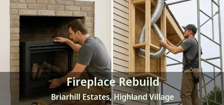 Fireplace Rebuild Briarhill Estates, Highland Village - TX