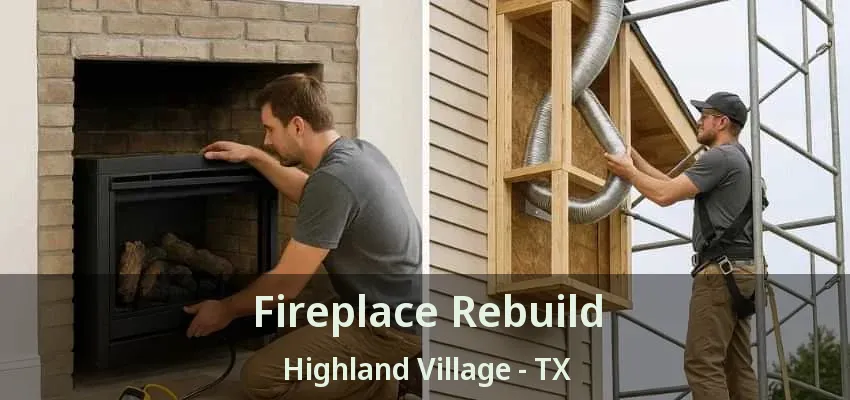Fireplace Rebuild Highland Village - TX