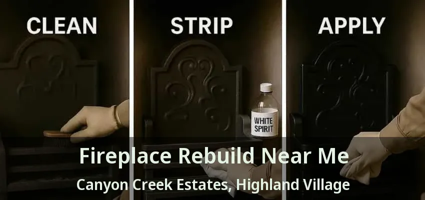 Fireplace Rebuild Near Me Canyon Creek Estates, Highland Village - TX
