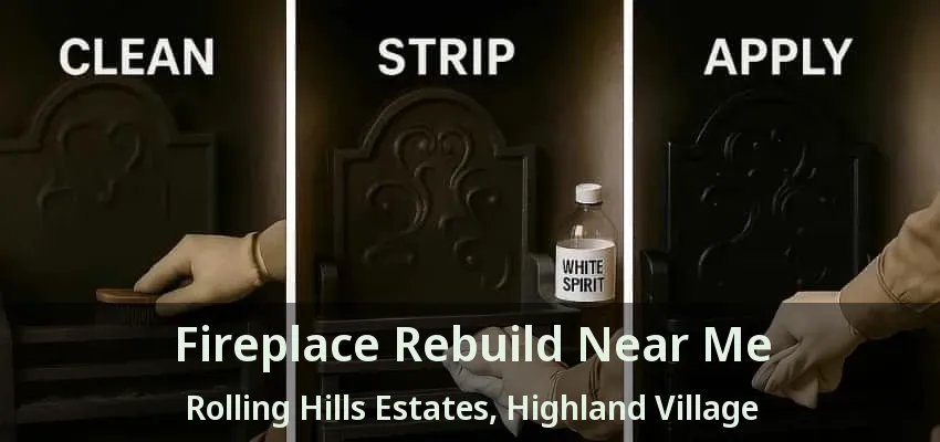 Fireplace Rebuild Near Me Rolling Hills Estates, Highland Village - TX