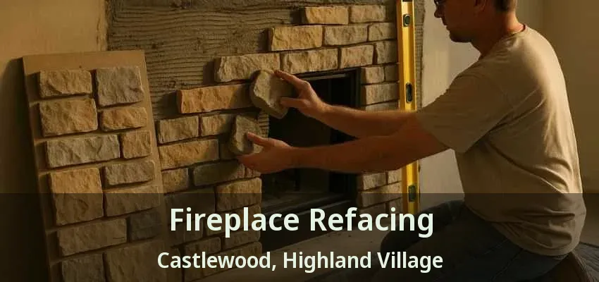 Fireplace Refacing Castlewood, Highland Village - TX