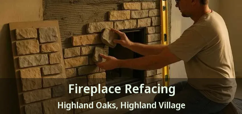 Fireplace Refacing Highland Oaks, Highland Village - TX