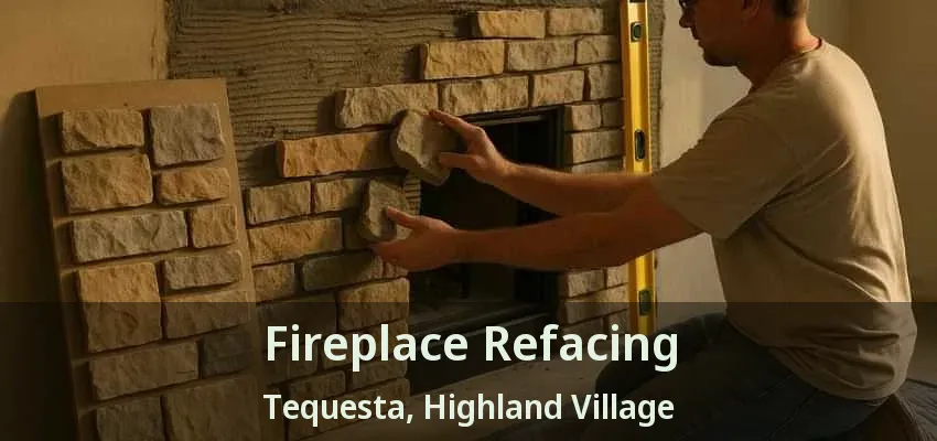 Fireplace Refacing Tequesta, Highland Village - TX