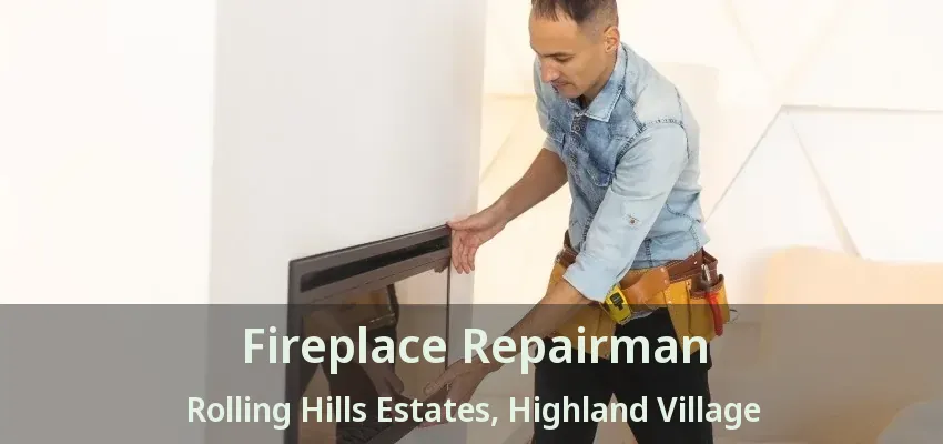 Fireplace Repairman Rolling Hills Estates, Highland Village - TX