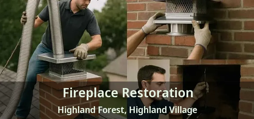 Fireplace Restoration Highland Forest, Highland Village - TX