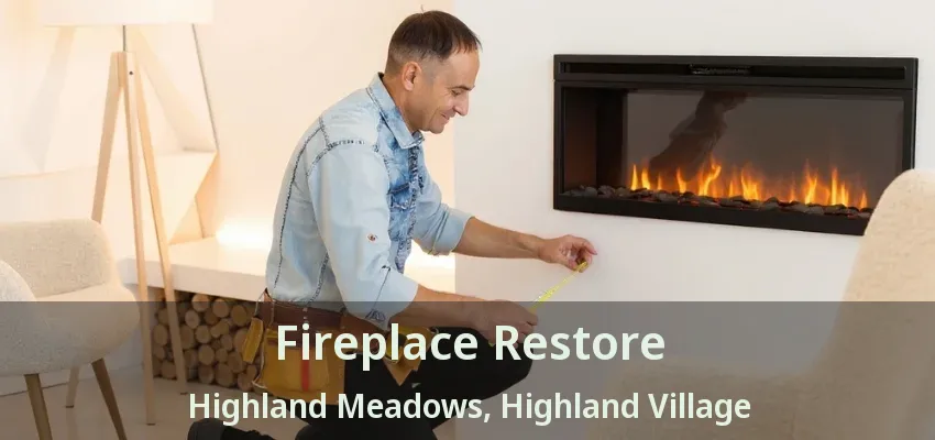 Fireplace Restore Highland Meadows, Highland Village - TX