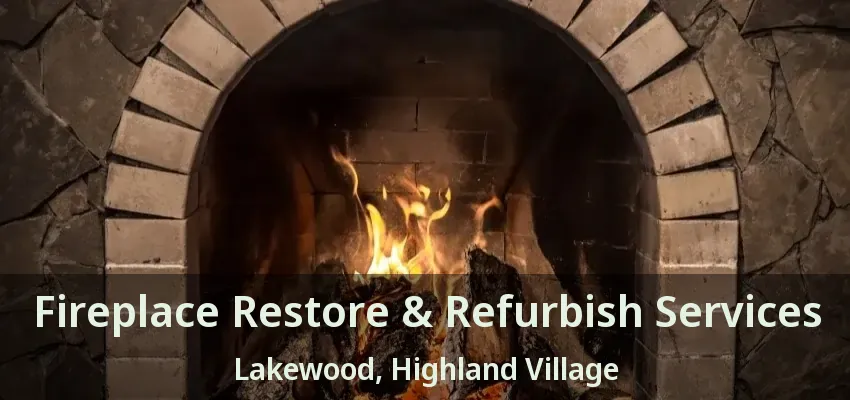 Fireplace Restore & Refurbish Services Lakewood, Highland Village - TX