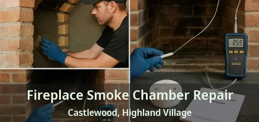 Fireplace Smoke Chamber Repair Castlewood, Highland Village - TX