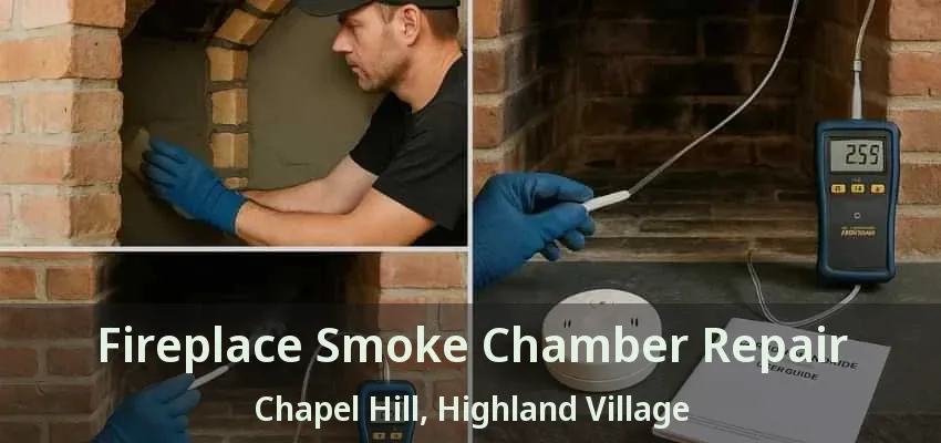 Fireplace Smoke Chamber Repair Chapel Hill, Highland Village - TX
