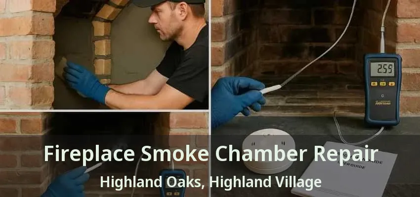 Fireplace Smoke Chamber Repair Highland Oaks, Highland Village - TX
