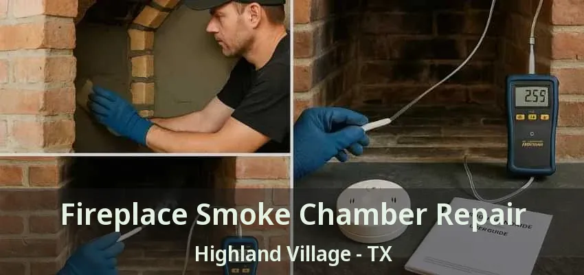 Fireplace Smoke Chamber Repair Highland Village - TX