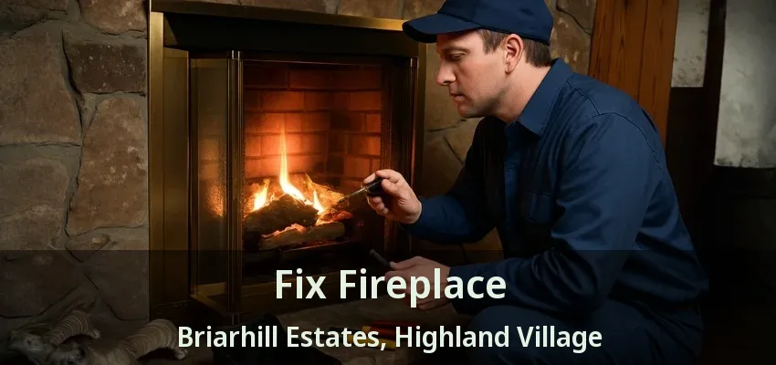 Fix Fireplace Briarhill Estates, Highland Village - TX