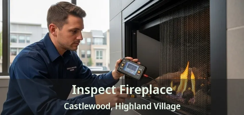 Inspect Fireplace Castlewood, Highland Village - TX