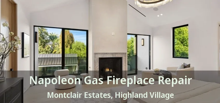 Napoleon Gas Fireplace Repair Montclair Estates, Highland Village - TX