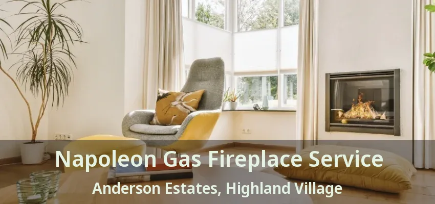 Napoleon Gas Fireplace Service Anderson Estates, Highland Village - TX