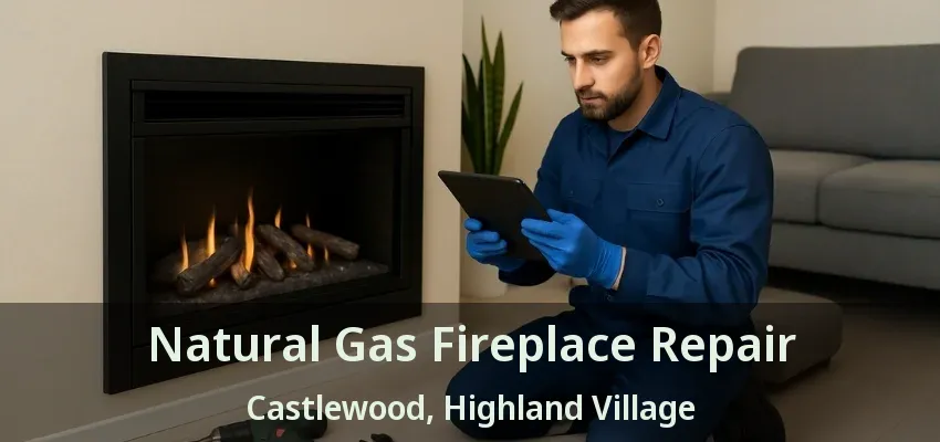 Natural Gas Fireplace Repair Castlewood, Highland Village - TX