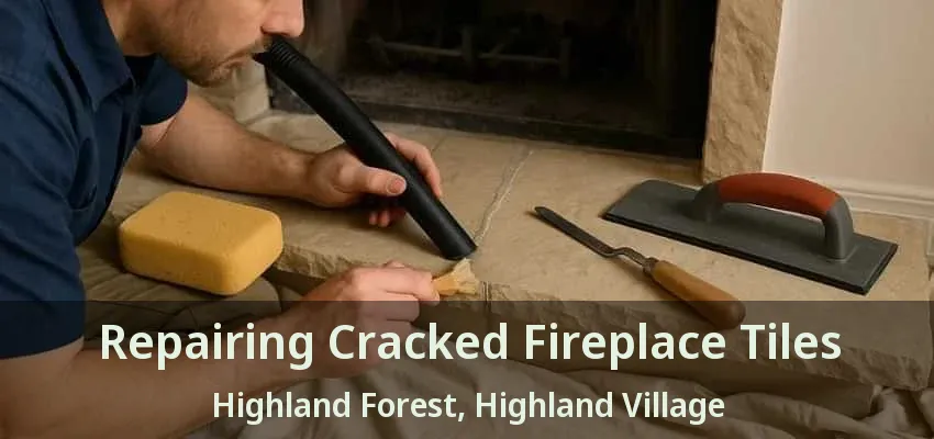 Repairing Cracked Fireplace Tiles Highland Forest, Highland Village - TX