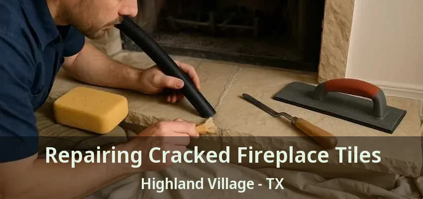 Repairing Cracked Fireplace Tiles Highland Village - TX