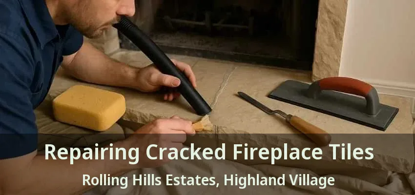 Repairing Cracked Fireplace Tiles Rolling Hills Estates, Highland Village - TX