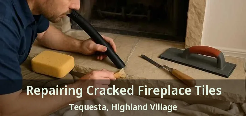 Repairing Cracked Fireplace Tiles Tequesta, Highland Village - TX
