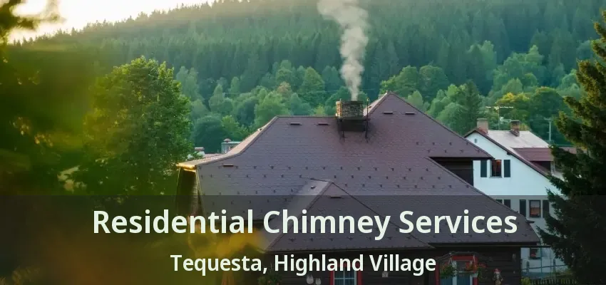 Residential Chimney Services Tequesta, Highland Village - TX