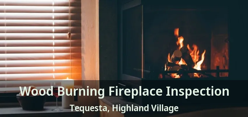 Wood Burning Fireplace Inspection Tequesta, Highland Village - TX