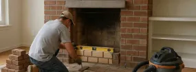 Fireplace Rebuild Anderson Estates, Highland Village